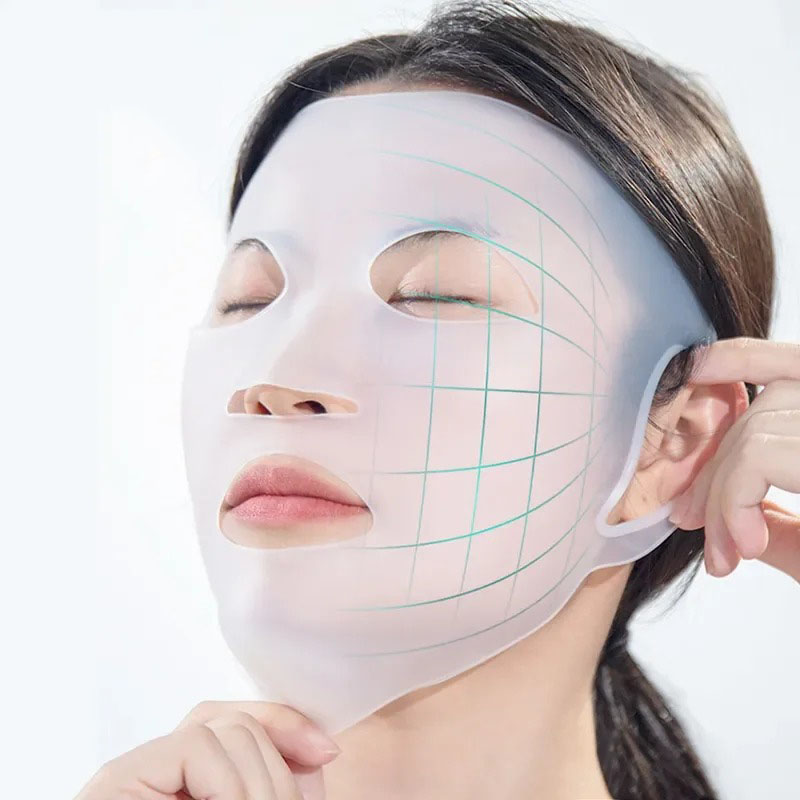 Skincare Viral Tiktok - 3Dซิลิโคนหน้ากากใบหน้าผู้หญิงSkin Careเครื่องมือแขวนหูFace Maskแผ่นเจลReusable Lifting Antiริ้วรอยกระชับหูคงที่เครื่องมือ