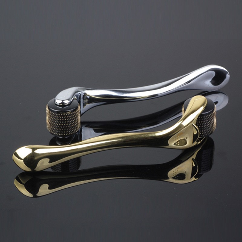 Skincare Collagen - เครื่องมือเดอร์มาโรลเลอร์ 540 เข็ม สำหรับกระตุ้นการสร้างคอลลาเจน ช่วยเร่งการเจริญเติบโตของหนวดเครา และนวดหน้า