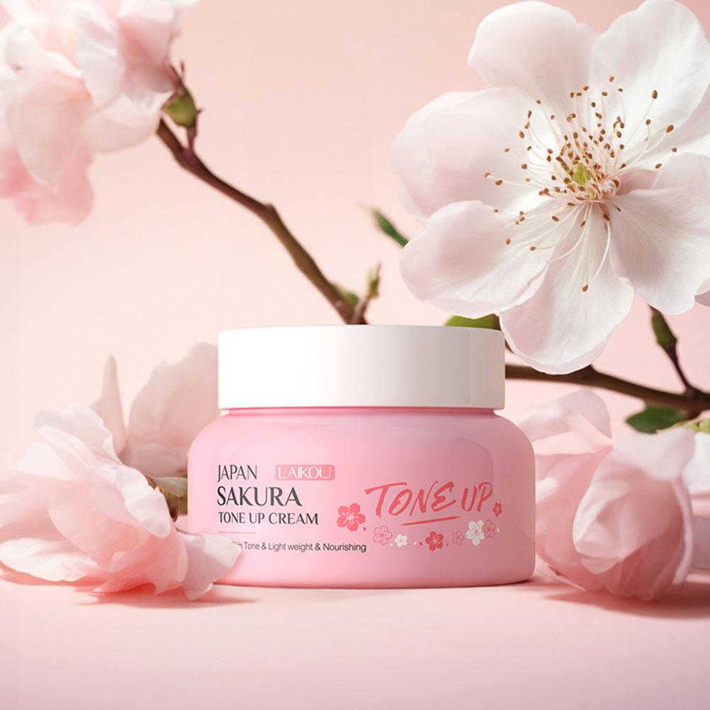 Skincare Glow Glowing - ครีมบำรุงผิวหน้าโทนอัพเฟเชียล มอยส์เจอร์ไรเซอร์, ซากุระ เอสเซนส์ โกลว์ มอยส์เจอร์ไรเซอร์