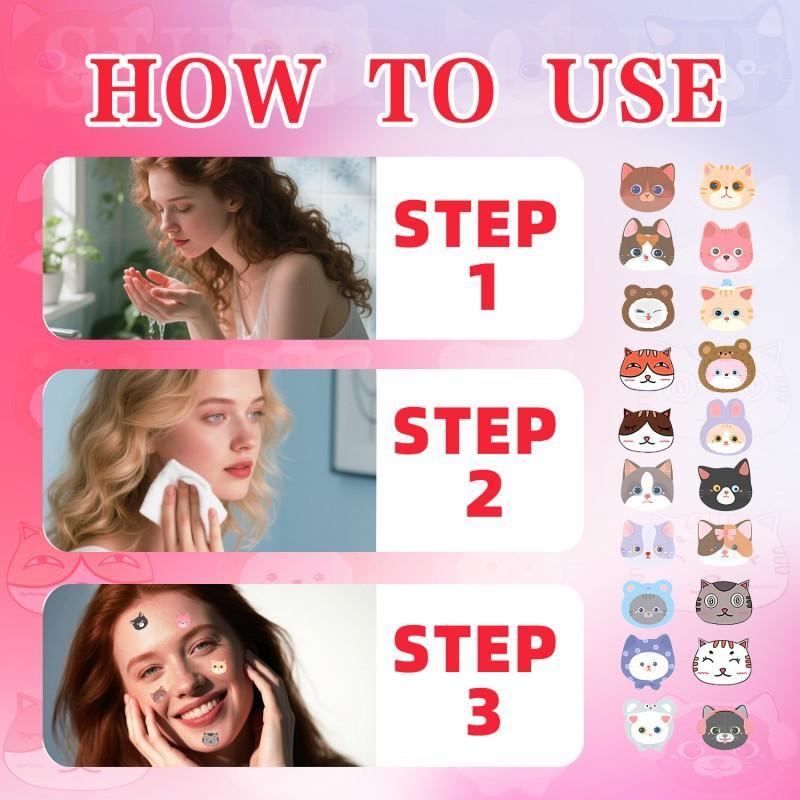 Skincare Animate - 600 PCS การ์ตูน Acne Patch กําจัดสิว