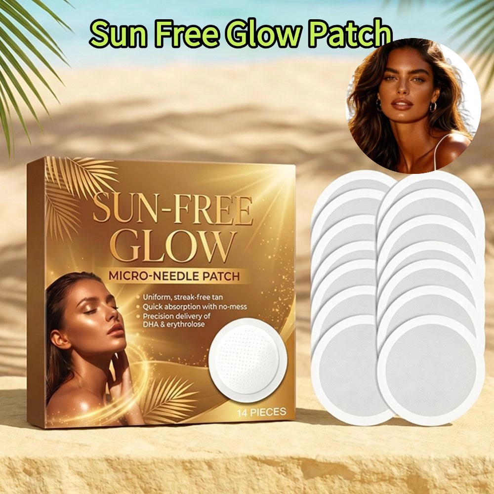 Skincare Glow Glowing - แผ่นแปะผิวแทนไม่ต้องโดนแดด 14 ชิ้น สำหรับผู้หญิง บำรุงผิวกาย ช่วยให้ผิวกระจ่างใส