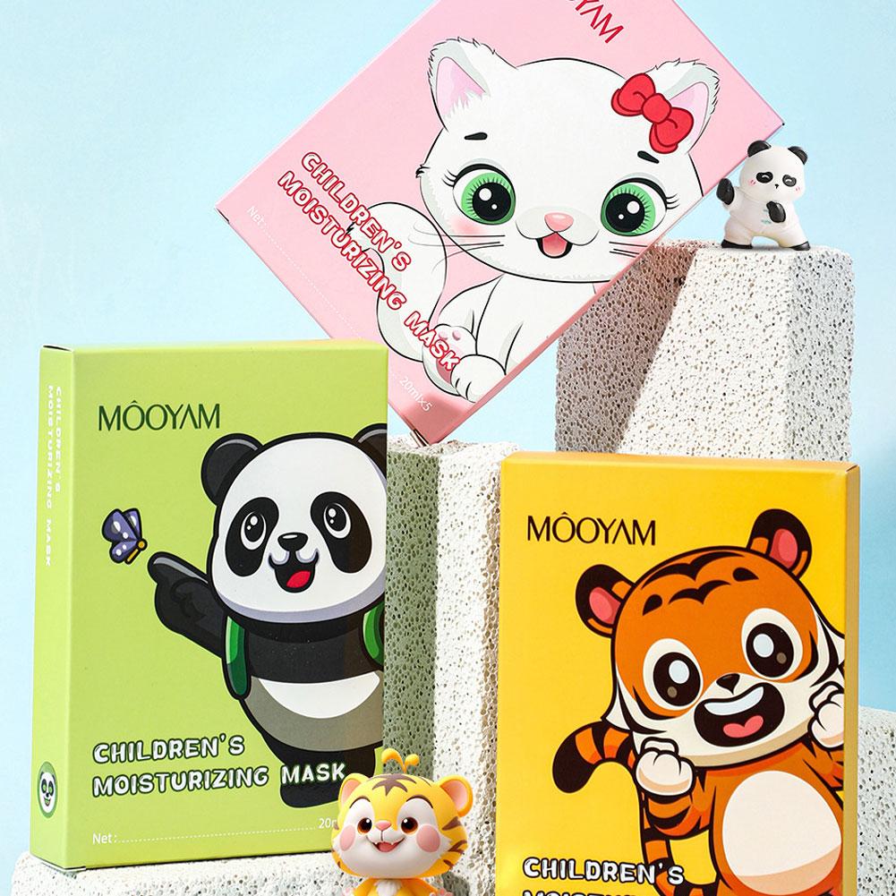 แผ่นมาส์กหน้าเด็ก 5 ชิ้น ลายกา - Skincare Animate บทวิจารณ์และราคา