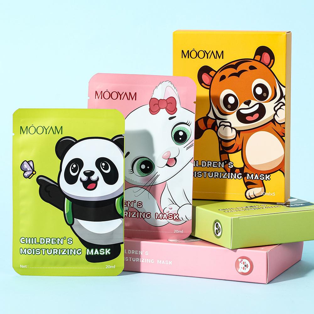 แผ่นมาส์กหน้าเด็ก 5 ชิ้น ลายกา - Skincare Animate บทวิจารณ์และราคา