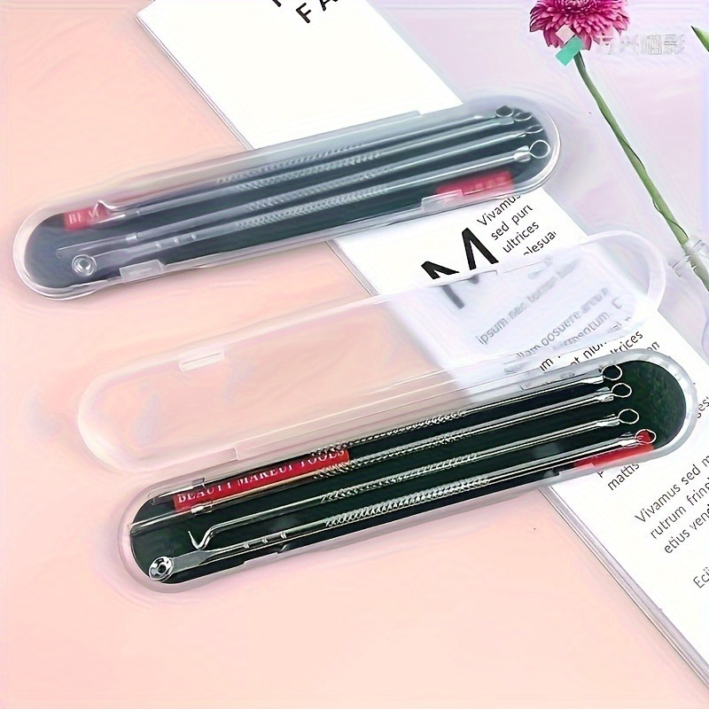 ชุดเข็มกดสิวหัวดำ 4 ชิ้น ชุดเค - Skincare Viral Tiktok บทวิจารณ์และราคา