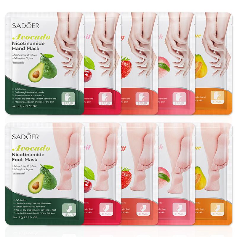 มาส์กเท้าผลไม้ SADOER 1 คู่ มา - Skincare Viral Tiktok บทวิจารณ์และราคา