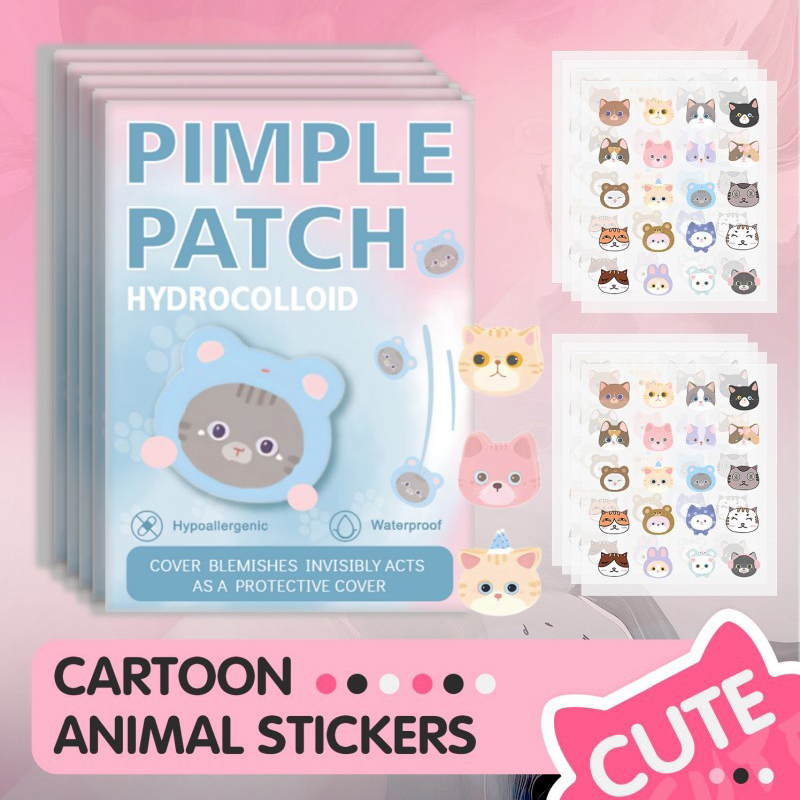 แผ่นแปะสิวรูปสัตว์การ์ตูน 600  - Skincare Animate บทวิจารณ์และราคา